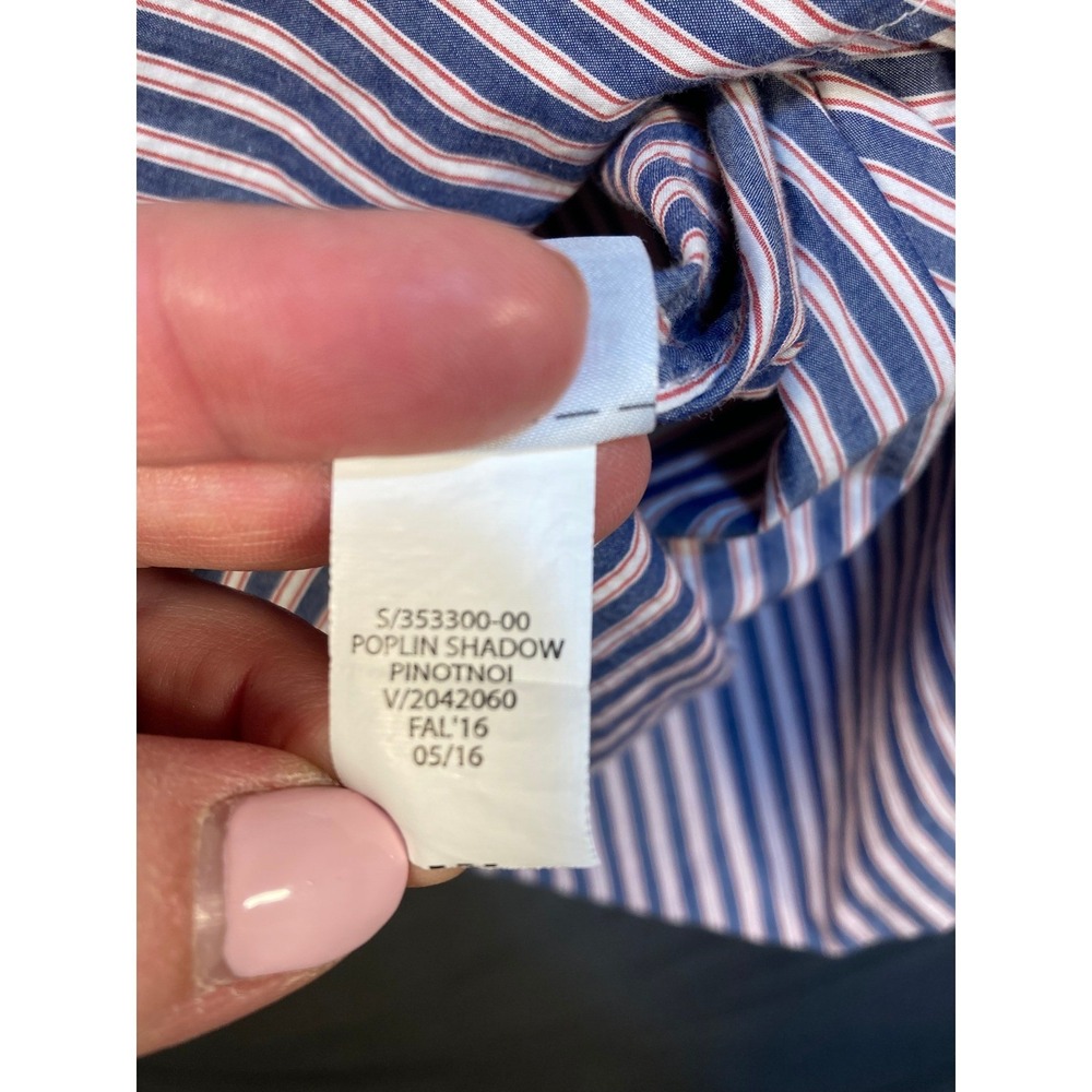 GAP Mens Striped Button Down Shirt Long Sleeve Casual Business Size L - Picture 4 of 12